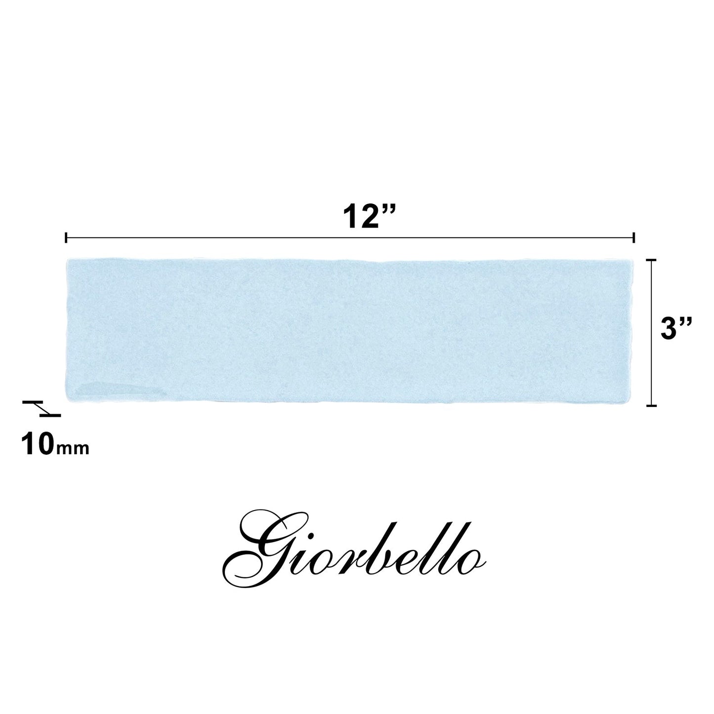 Fes Ceramic Subway Tile in Soft Sky – Perfect for Modern Interiors