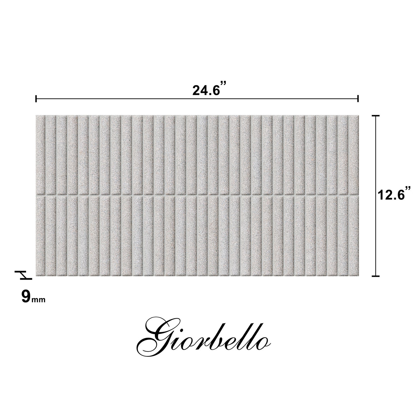 Spanish Zenstone Porcelain Wall and Floor Tile in Deco Urban