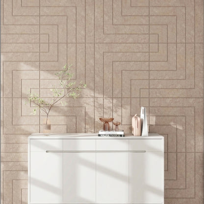 24” x 24” PET 3D Acoustic Felt Wall Panel (8 PCS, 30.9 Sq. Ft./Case)