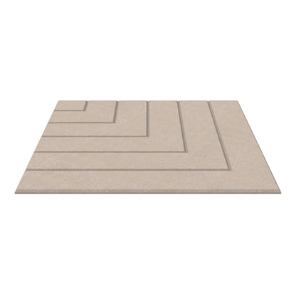 24” x 24” PET 3D Acoustic Felt Wall Panel (8 PCS, 30.9 Sq. Ft./Case)