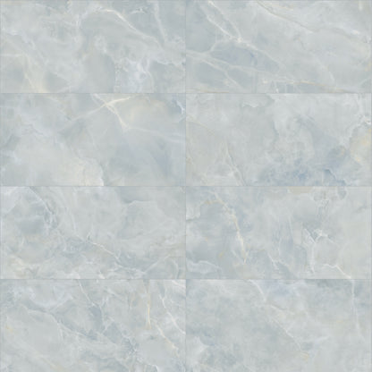 24" x 48" Italian Onyx Matte Marble Look Porcelain Floor and Wall Tile