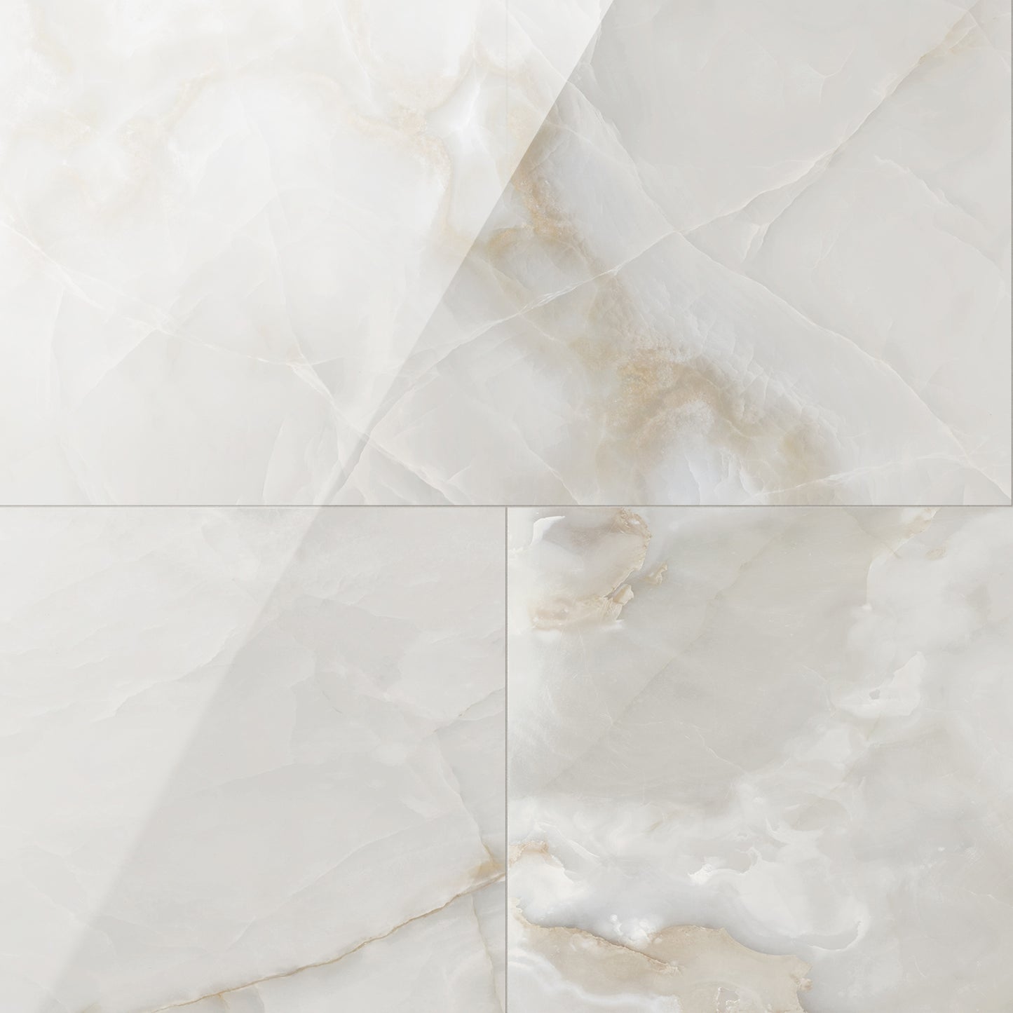 24" x 48" American Onyx Marble Look Porcelain Floor and Wall Tile