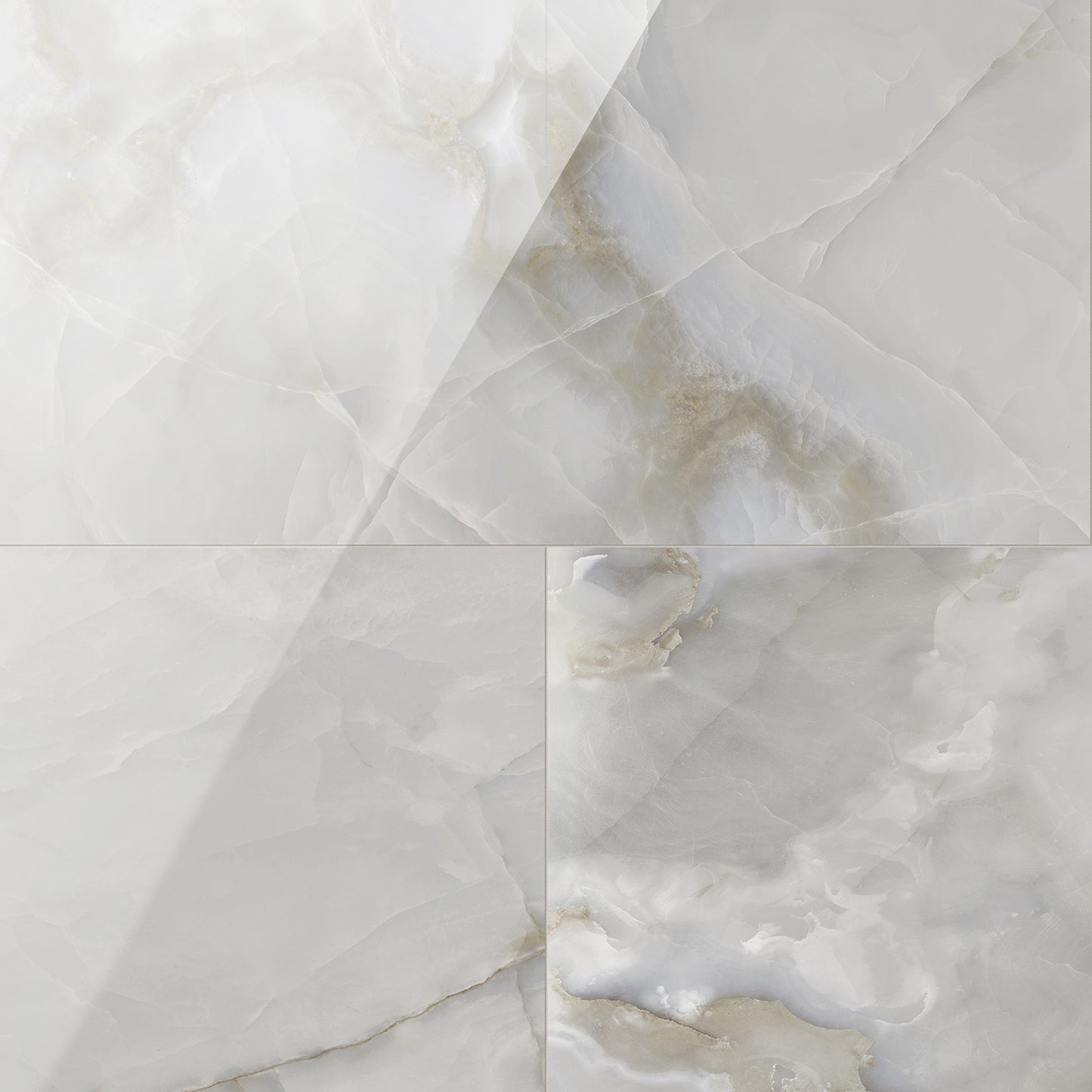 24" x 48" American Onyx Marble Look Porcelain Floor and Wall Tile