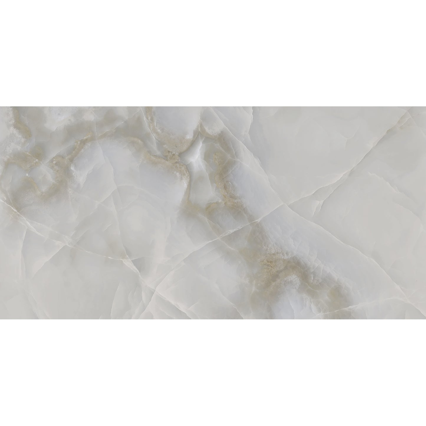 24" x 48" American Onyx Marble Look Porcelain Floor and Wall Tile