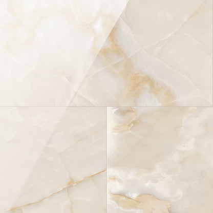 24" x 48" American Onyx Marble Look Porcelain Floor and Wall Tile