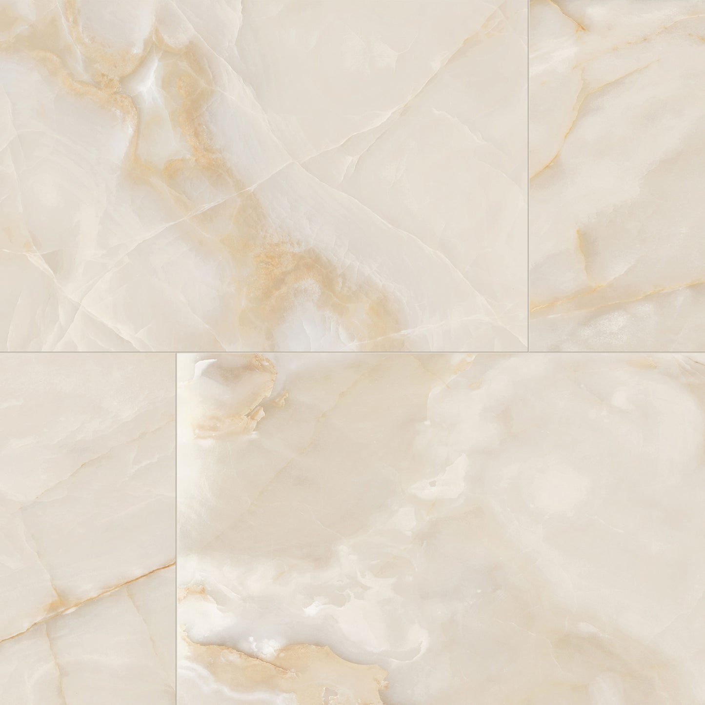 24" x 48" American Onyx Marble Look Matte Porcelain Floor and Wall Tile