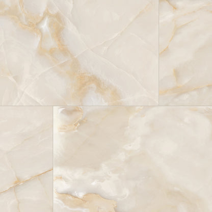 24" x 48" American Onyx Marble Look Matte Porcelain Floor and Wall Tile