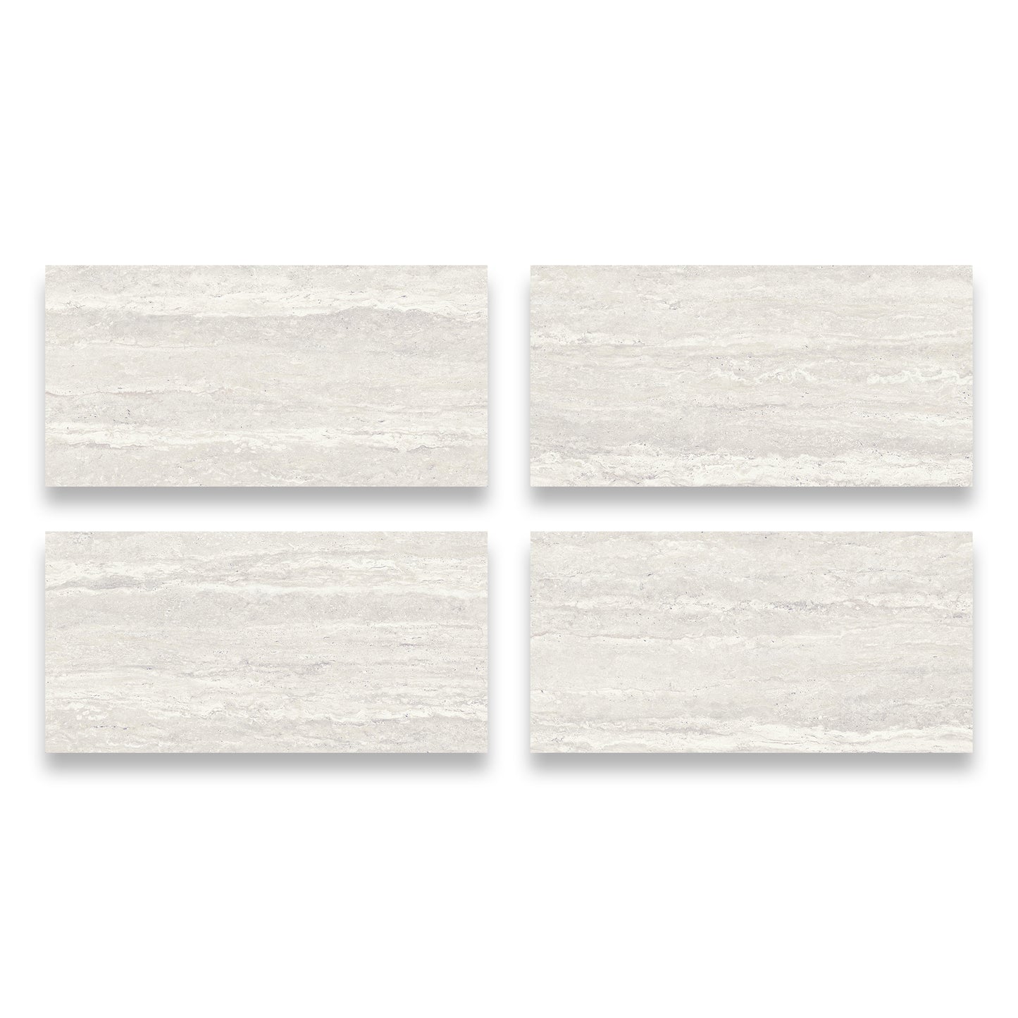 24" x 48" American Travertine Matte Porcelain Floor and Wall Tile