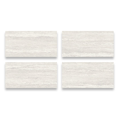24" x 48" American Travertine Matte Porcelain Floor and Wall Tile