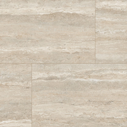 24" x 48" American Travertine Matte Porcelain Floor and Wall Tile