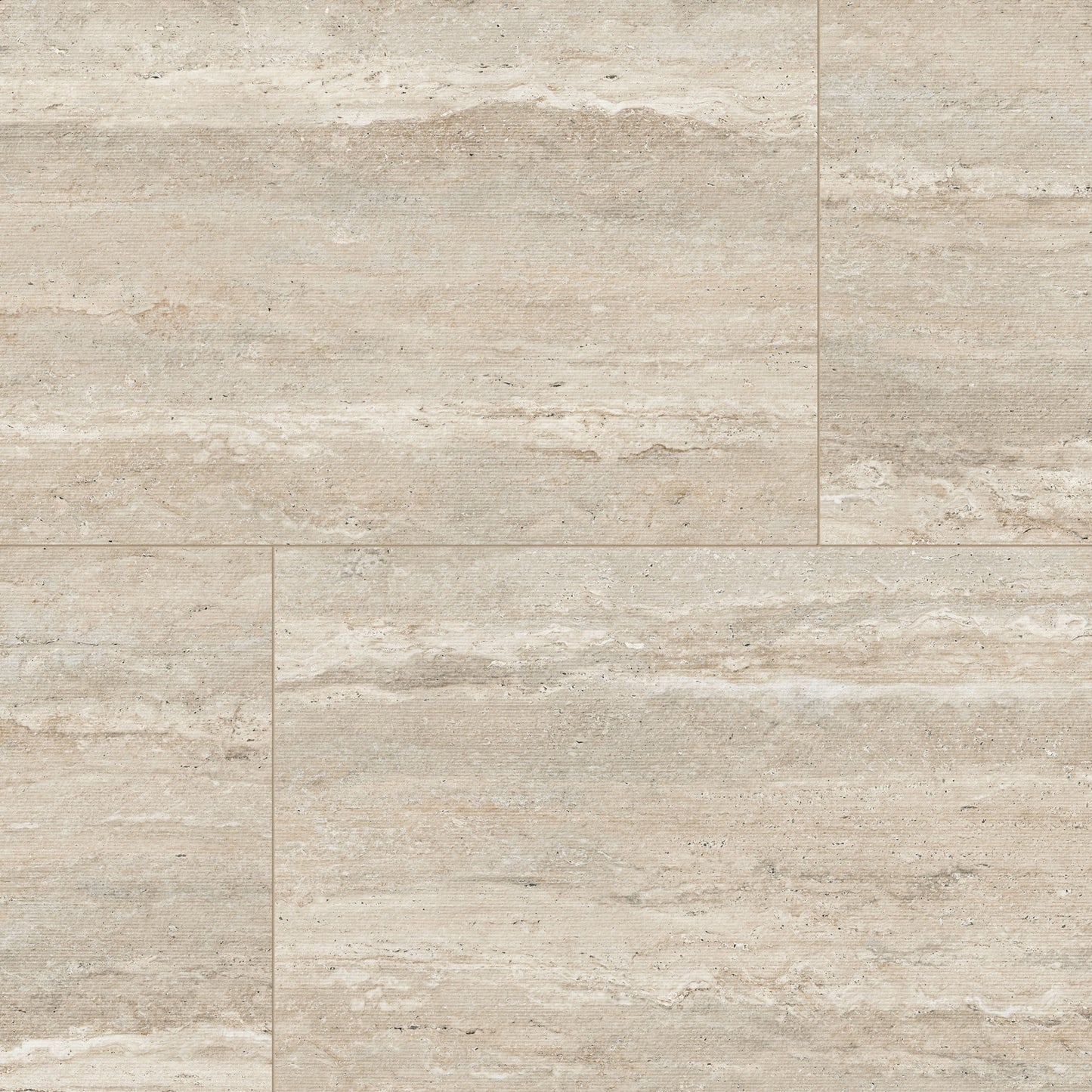 24" x 48" American Travertine Chiseled Porcelain Wall Tile