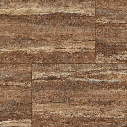 24" x 48" American Travertine Chiseled Porcelain Wall Tile