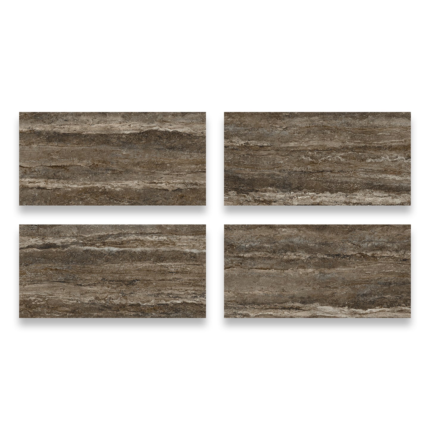 24" x 48" American Travertine Matte Porcelain Floor and Wall Tile