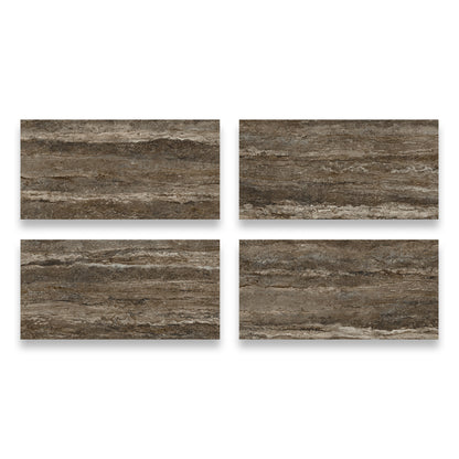 24" x 48" American Travertine Matte Porcelain Floor and Wall Tile