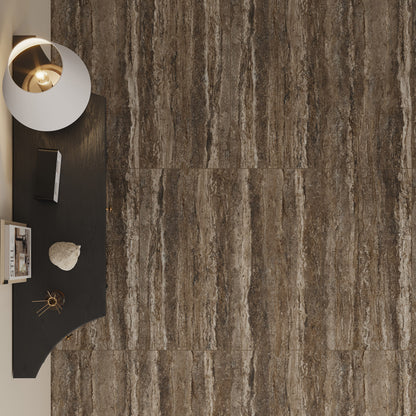 24" x 48" American Travertine Matte Porcelain Floor and Wall Tile