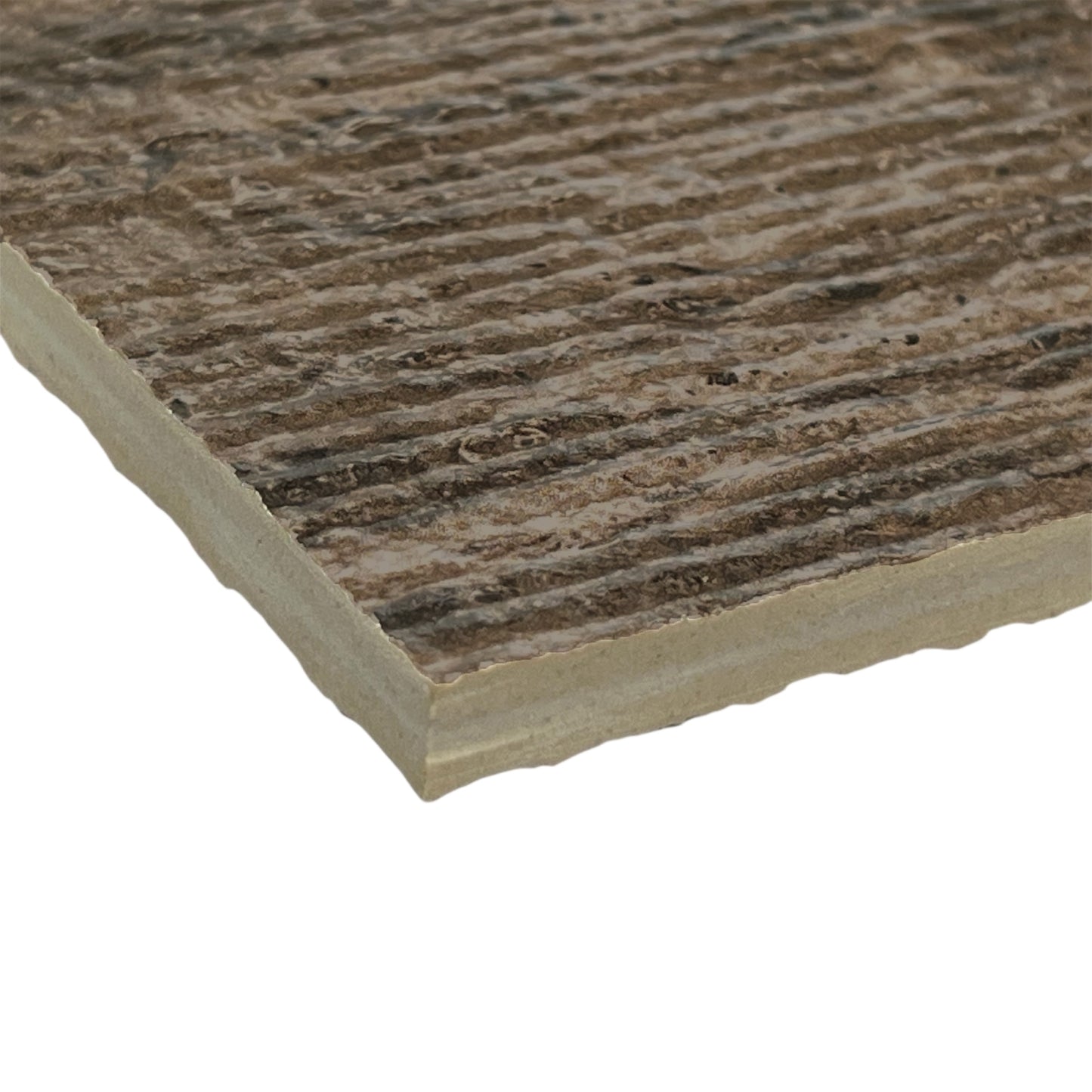 24" x 48" American Travertine Chiseled Porcelain Wall Tile