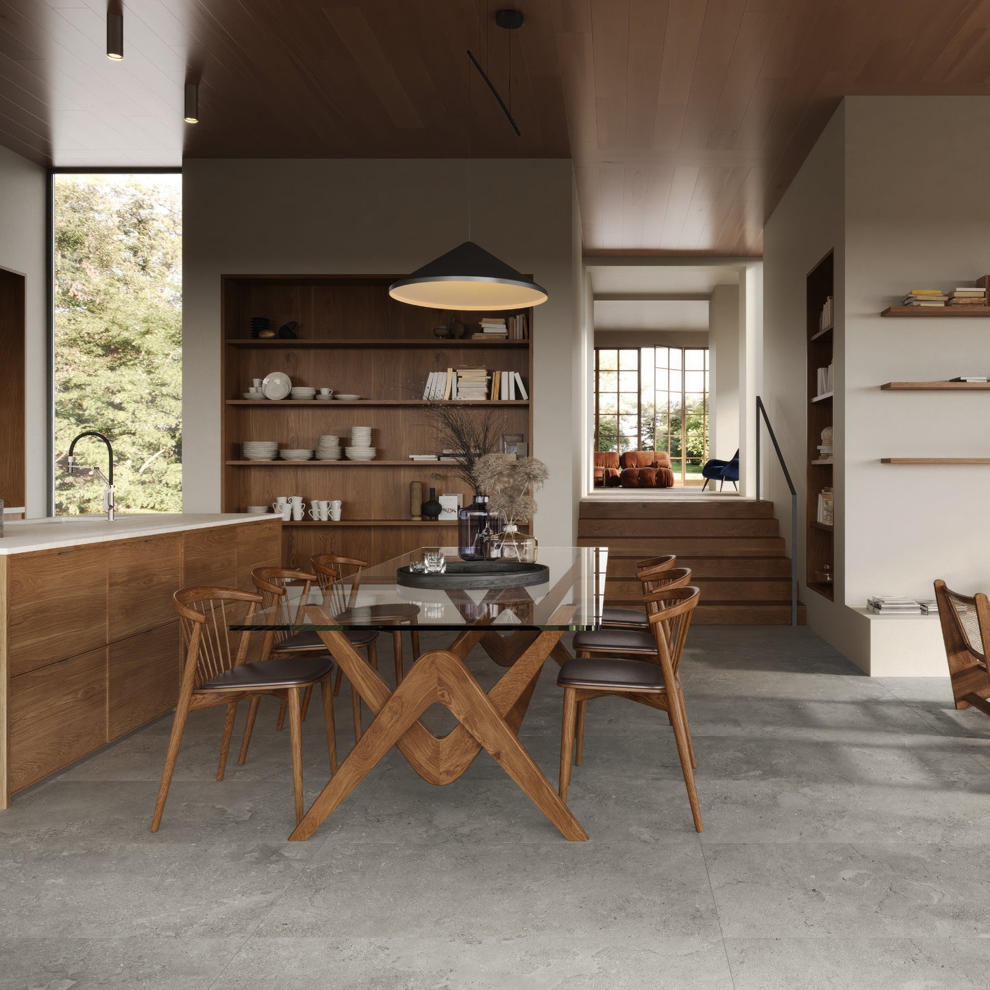 24" x 48" American EcoStone Matte Porcelain Floor and Wall Tile