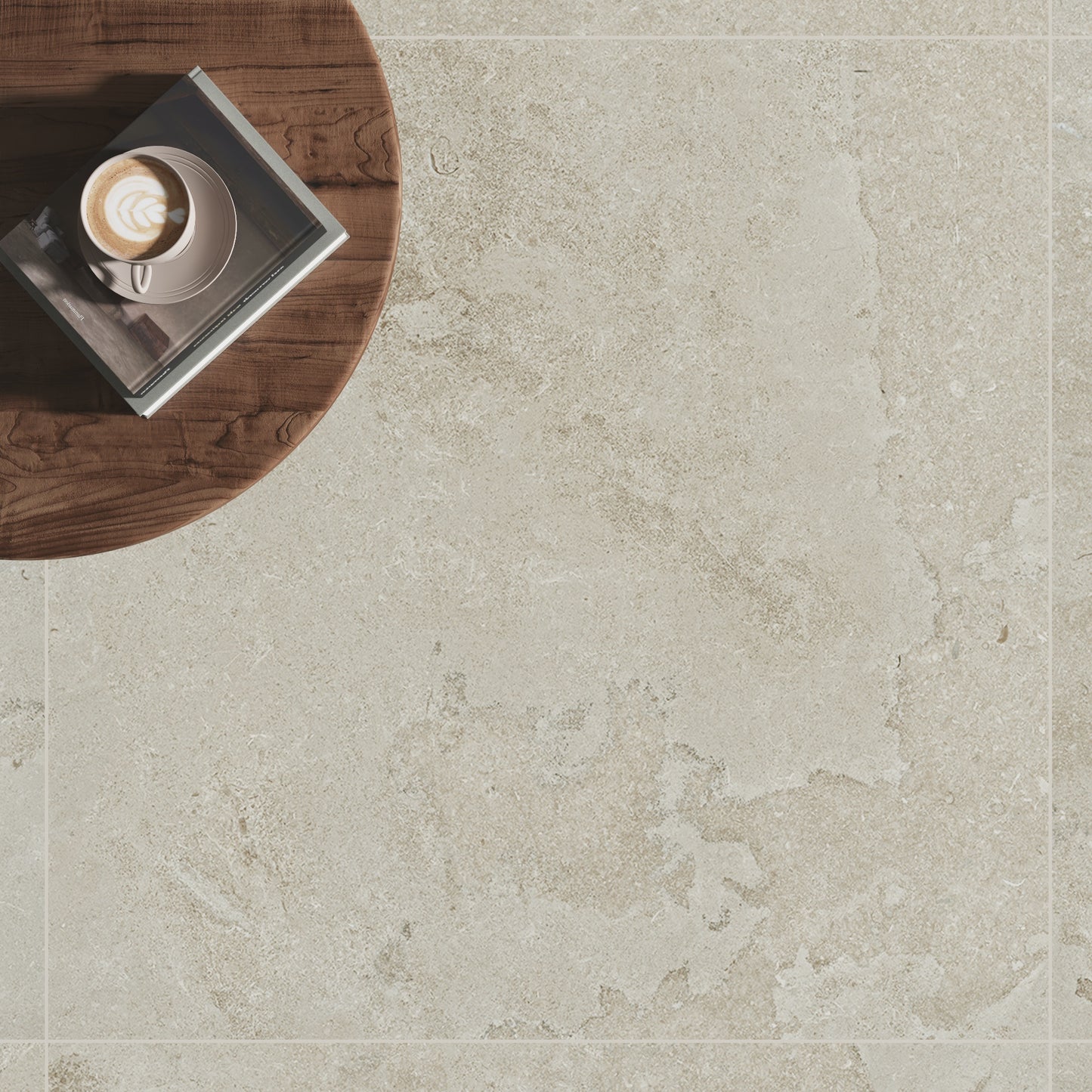 48" x 48" American EcoStone Matte Porcelain Floor and Wall Tile