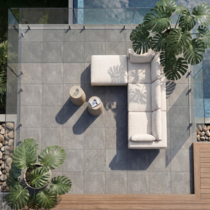 24" x 24" x 2CM American Area Grip Porcelain Outdoor Floor Paver Tile