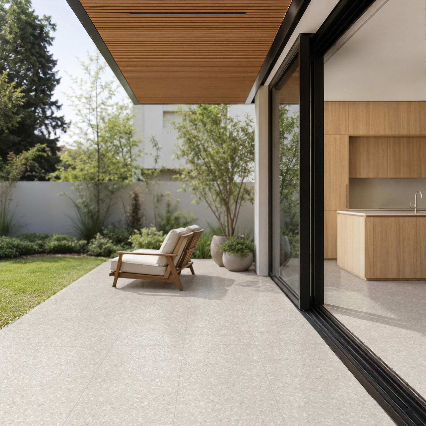 24" x 48" Terrazzo Americana Matte Porcelain Floor and Wall Tile