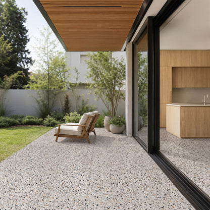 24" x 48" Terrazzo Americana Matte Porcelain Floor and Wall Tile