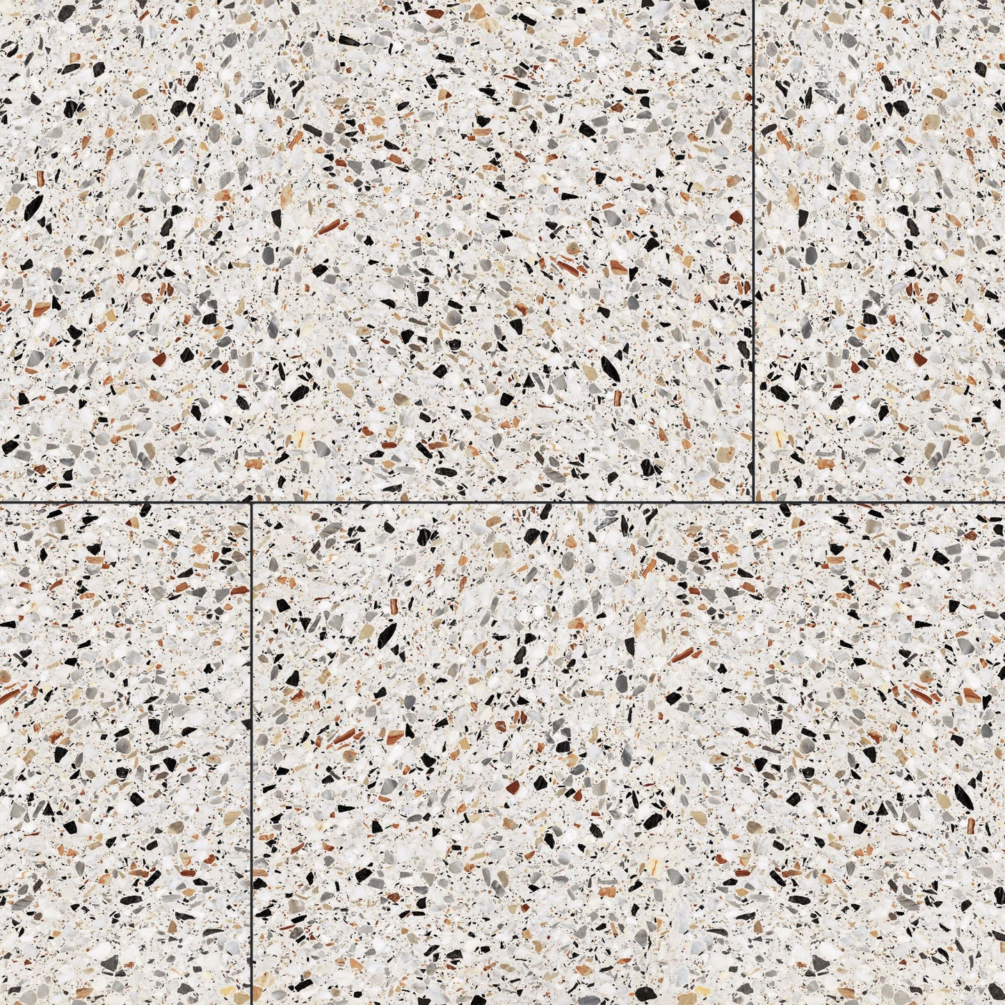 24" x 48" Terrazzo Americana Matte Porcelain Floor and Wall Tile