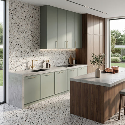 48" x 48" Terrazzo Americana Matte Porcelain Floor and Wall Tile