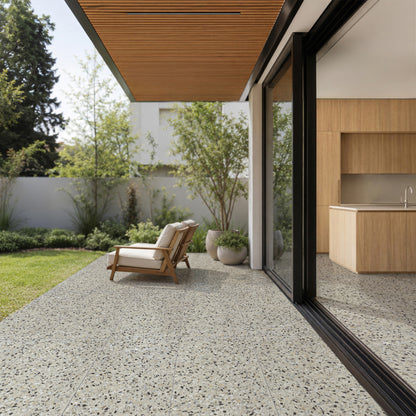 24" x 48" Terrazzo Americana Matte Porcelain Floor and Wall Tile