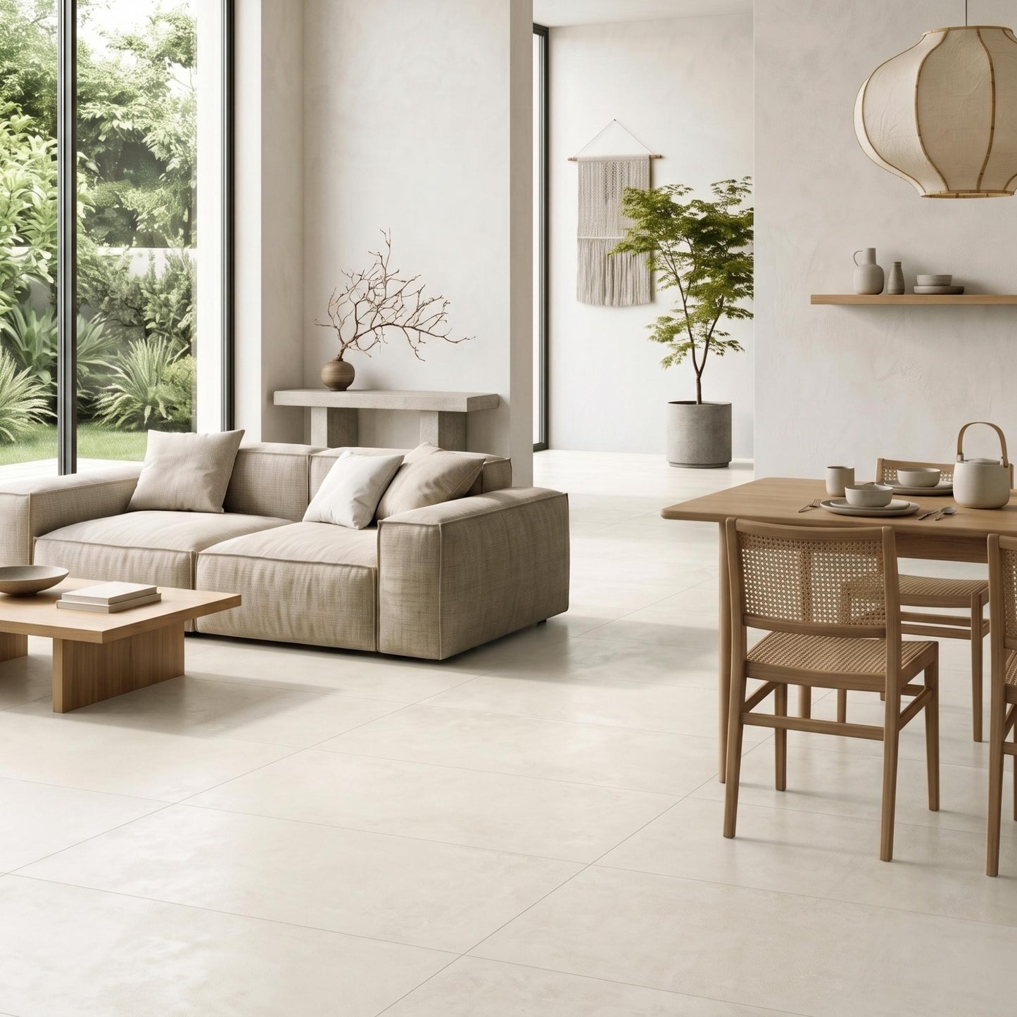 24" x 48" American Theory Matte Concrete Look Porcelain Floor and Wall Tile