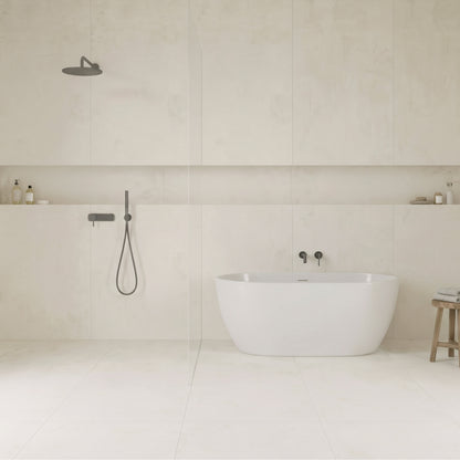 24" x 48" American Theory Matte Concrete Look Porcelain Floor and Wall Tile
