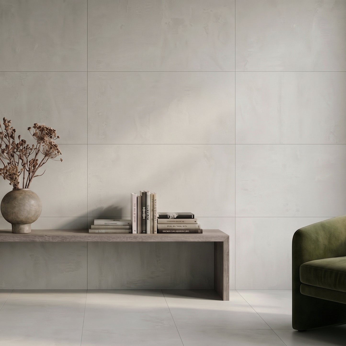 24" x 48" American Theory Matte Concrete Look Porcelain Floor and Wall Tile