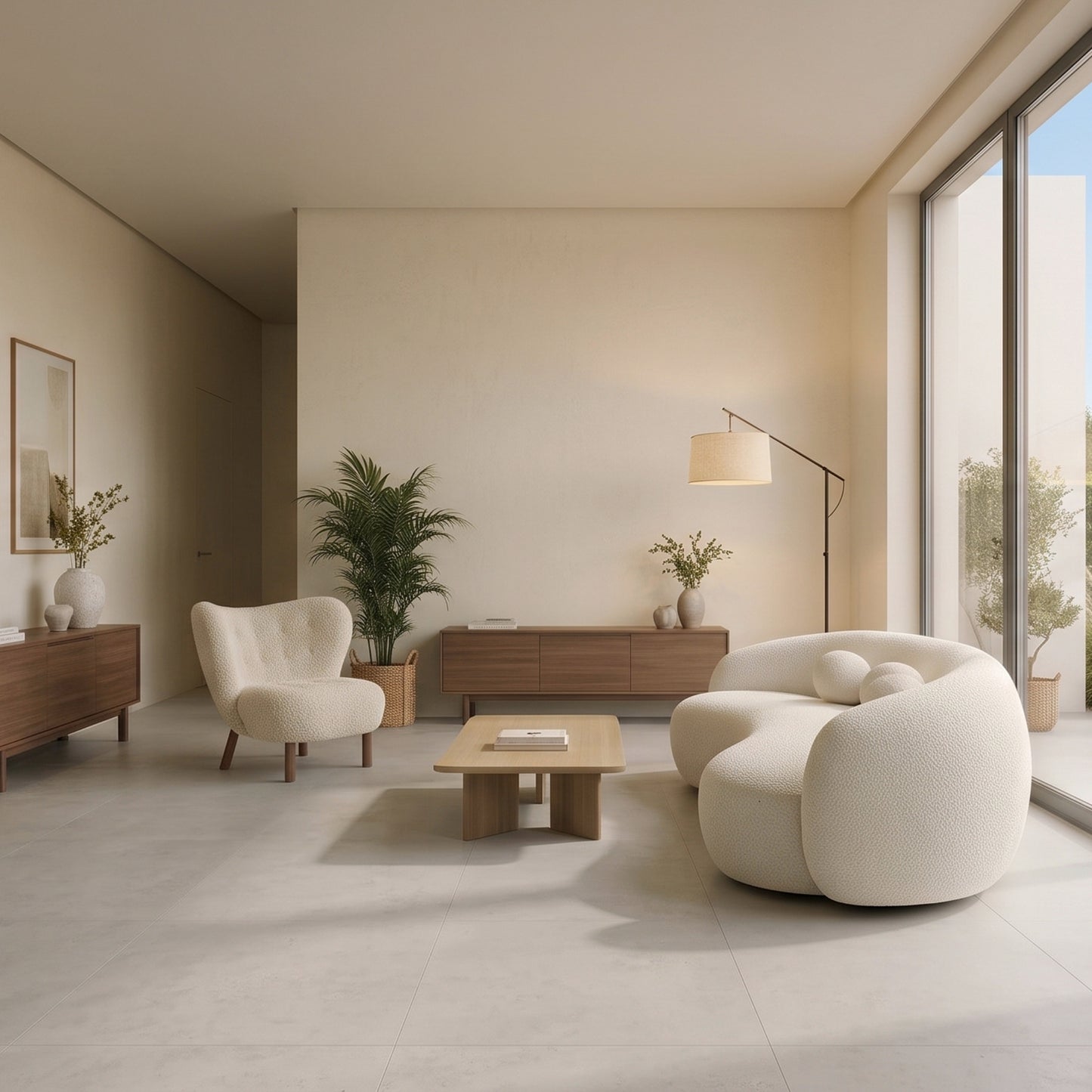 24" x 48" American Theory Matte Concrete Look Porcelain Floor and Wall Tile