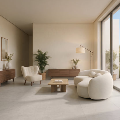 24" x 48" American Theory Matte Concrete Look Porcelain Floor and Wall Tile
