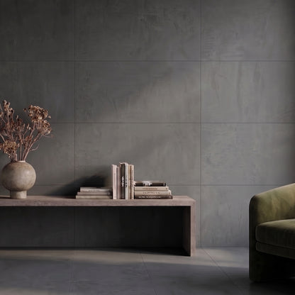 24" x 48" American Theory Matte Concrete Look Porcelain Floor and Wall Tile