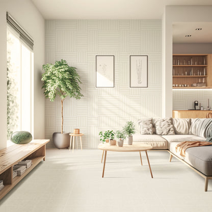 24" x 48" American Weave Matte Fabric Look Porcelain Floor and Wall Tile