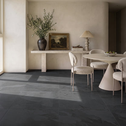 32" x 32" American Balance Matte Stone Look Porcelain Floor and Wall Tile