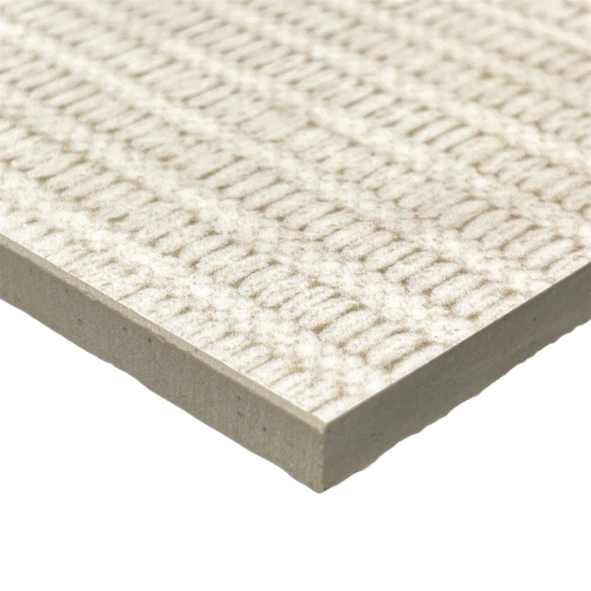 24" x 48" American Weave Matte Fabric Look Porcelain Floor and Wall Tile