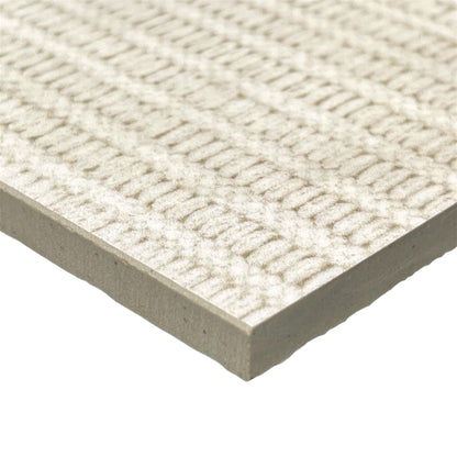 24" x 48" American Weave Matte Fabric Look Porcelain Floor and Wall Tile