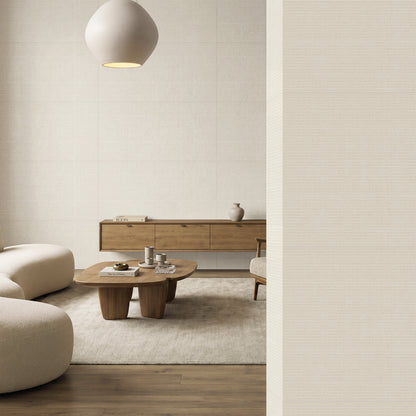 24" x 48" American Weave Matte Fabric Look Porcelain Floor and Wall Tile