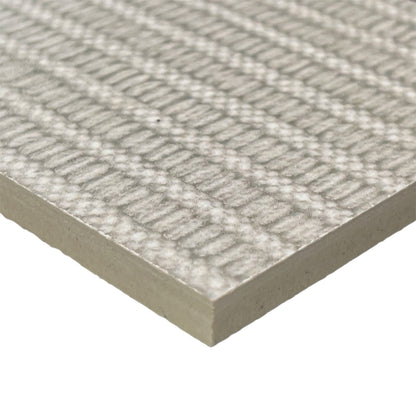 24" x 48" American Weave Matte Fabric Look Porcelain Floor and Wall Tile