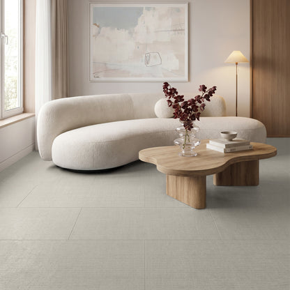 24" x 48" American Weave Matte Fabric Look Porcelain Floor and Wall Tile
