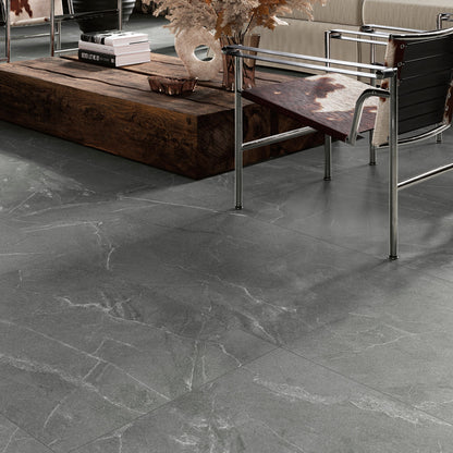 24" x 48" American Linora Matte Marble Look Porcelain Floor and Wall Tile
