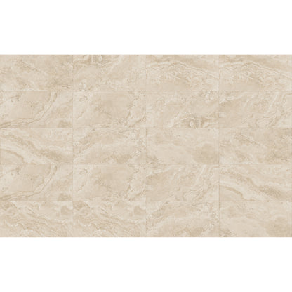 24" x 48" American Roma Matte Cross-cut Travertine Look Porcelain Floor and Wall Tile