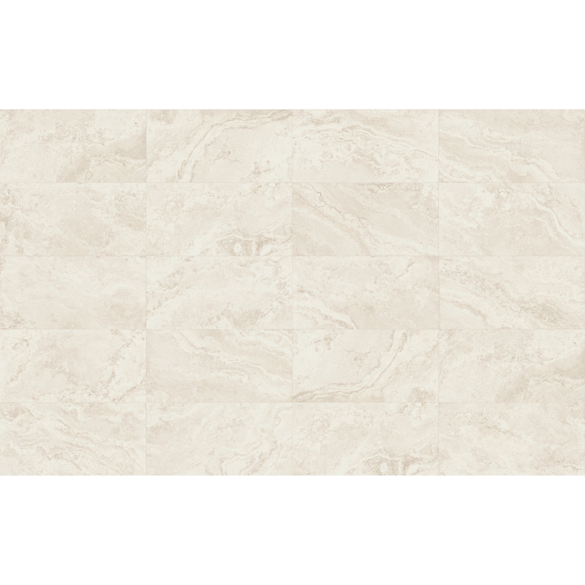 24" x 48" American Roma Matte Cross-cut Travertine Look Porcelain Floor and Wall Tile