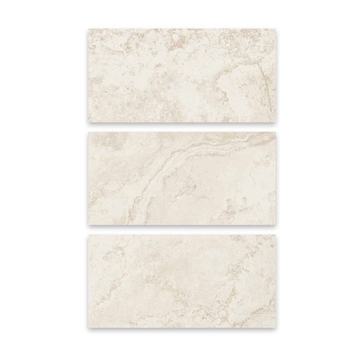 24" x 48" American Roma Matte Cross-cut Travertine Look Porcelain Floor and Wall Tile