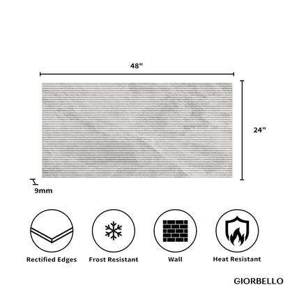 24" x 48" American Atelier Matte Porcelain Wall Tile