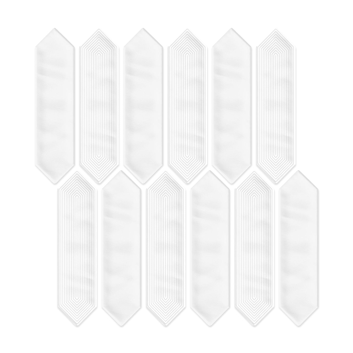 3” x 12” Ceramic Picket Hexagon Wall Tile