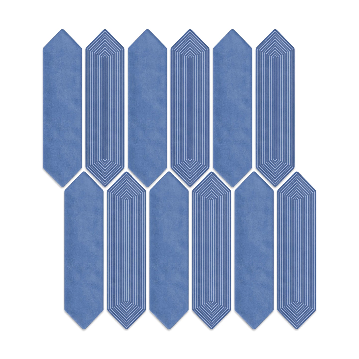 3” x 12” Ceramic Picket Hexagon Wall Tile