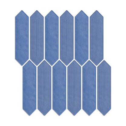 3” x 12” Ceramic Picket Hexagon Wall Tile