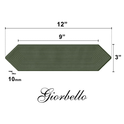 3” x 12” Ceramic Picket Hexagon Wall Tile